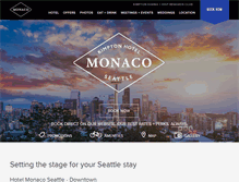 Tablet Screenshot of monaco-seattle.com